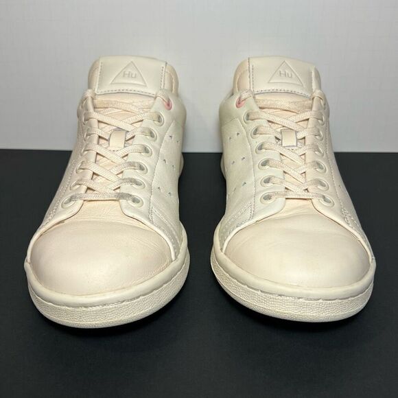 Mens ADIDAS Pharrell Williams x Stan Smith Ecru Tint Low Top Shoes / Size 8 - Picture 2 of 9